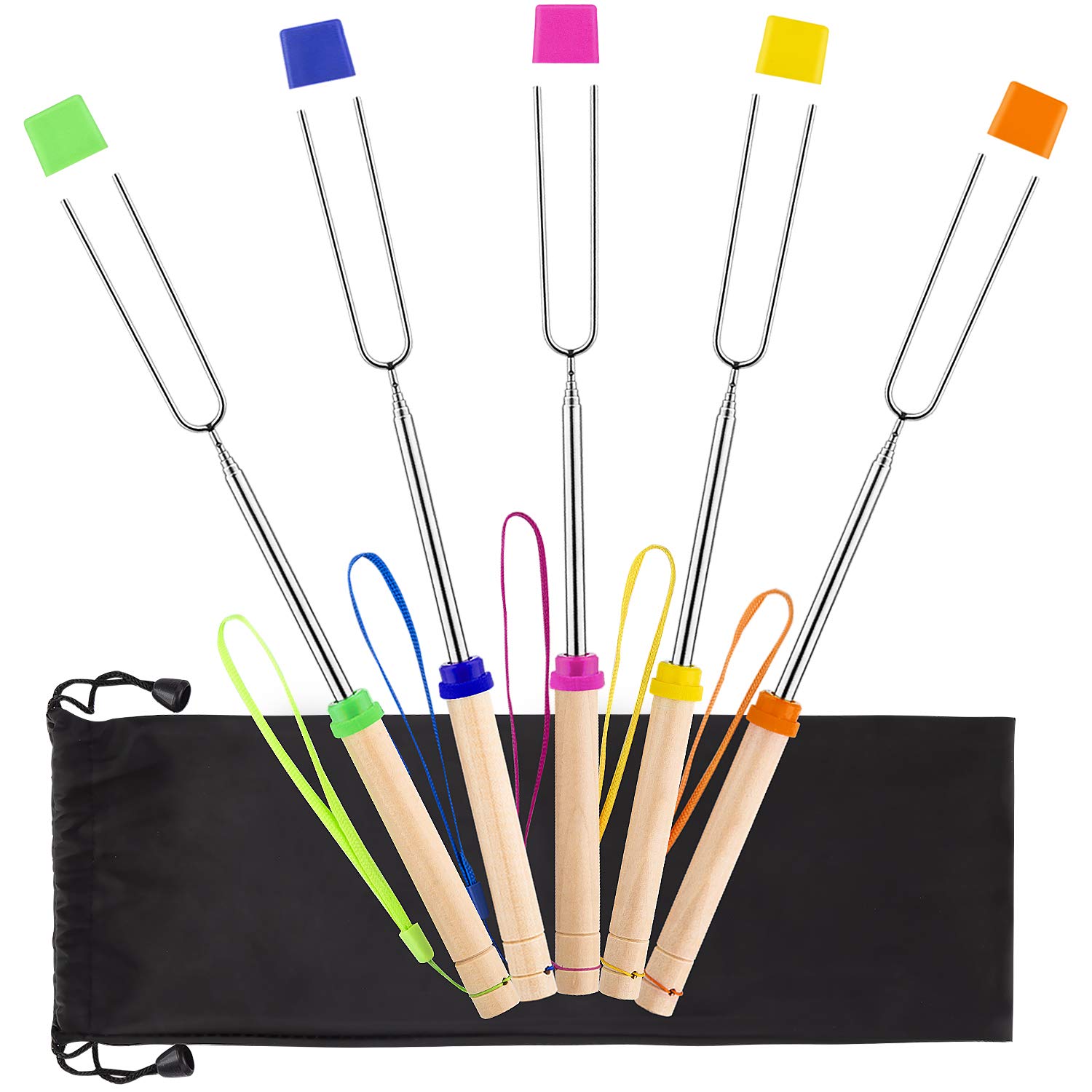 Amazon.com : Marshmallow Roasting Sticks 5pcs Hanging Telescoping